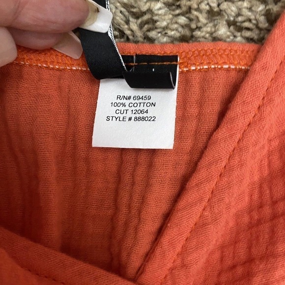 Portacruz Swimsuit Coverup Chain Strap Maxi Side Slit Boho Bathing Suit Cover L - Picture 4 of 7